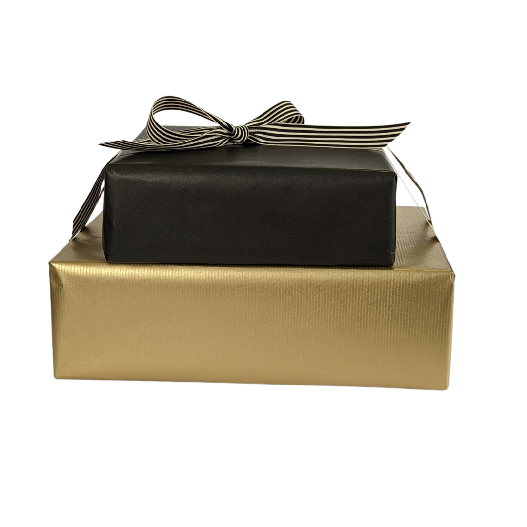 Kraft Gift Wrap Paper Sheet 6pcs/Roll Gold Foil – WrapaholicGifts
