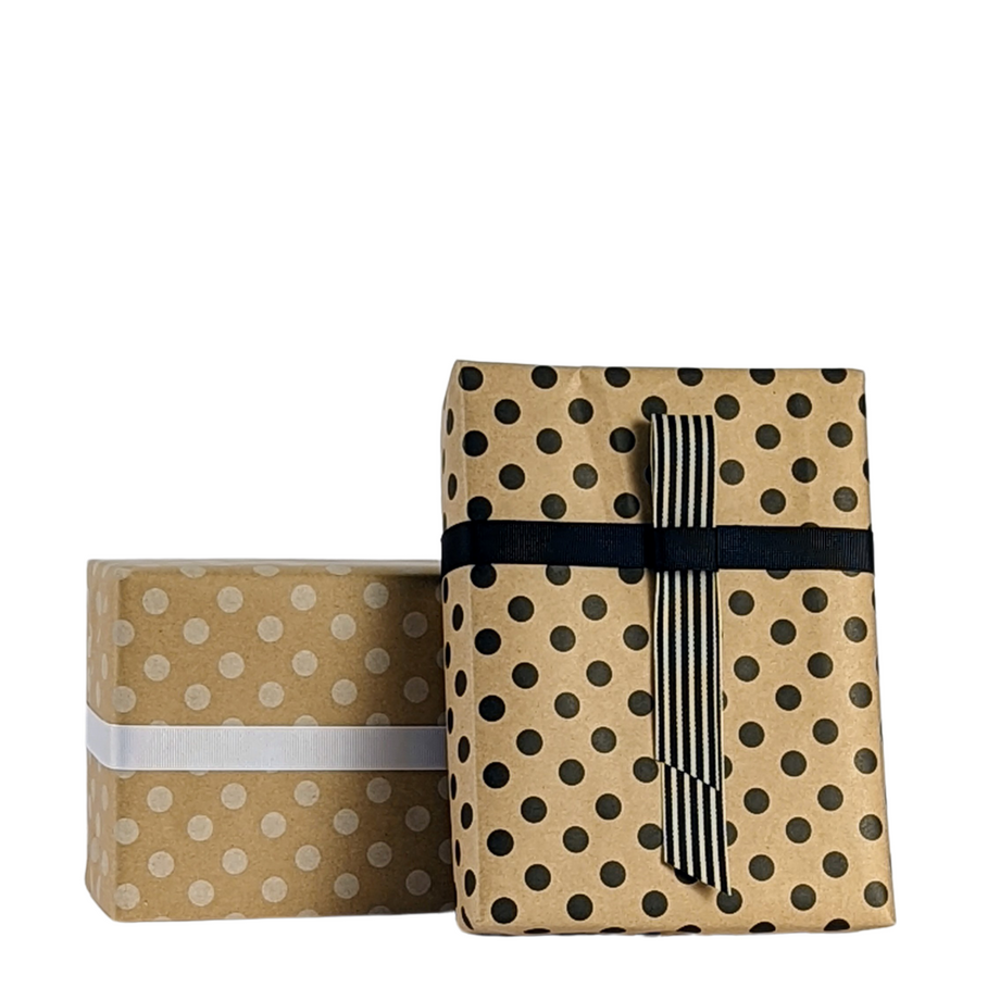 Kraft Polka Dot Wrapping Paper